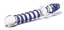 Glas(美國)10″ Mr. Swirly Double Ended Glass Dildo & Butt Plug 雙頭扭紋玻璃棒後庭塞