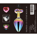 SM-VIP(日本) 幻彩心形後庭塞 M碼 (粉色/ 銀色/ 彩虹)