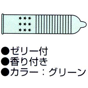 Nakanishi 中西日本進口味覺橫紋凸點系列安全套(12片裝)