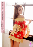 Annamu(台灣) 火紅金玫瑰三件式和服裝 NA14030049