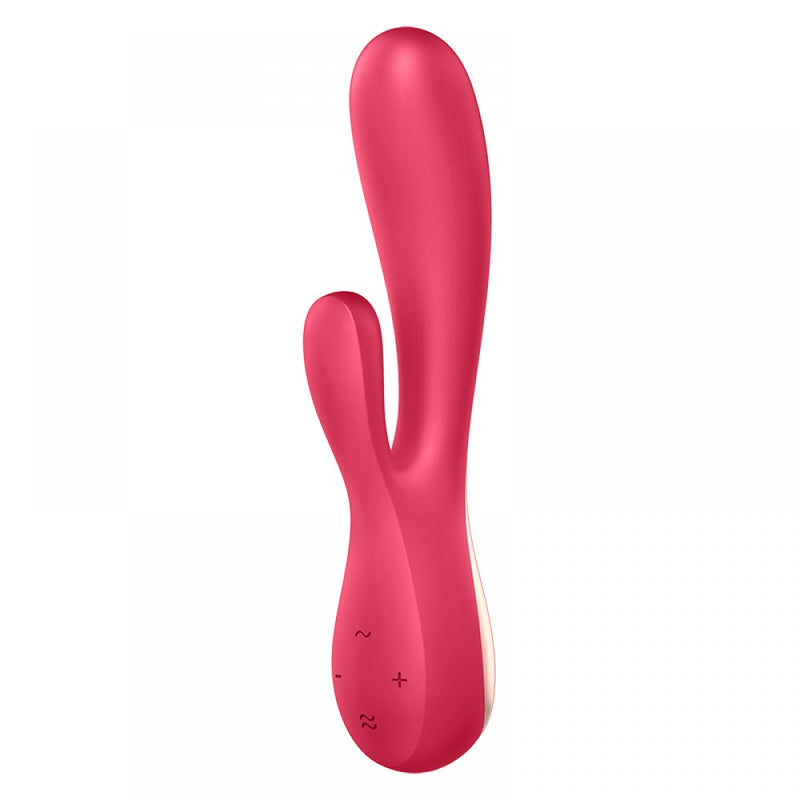 Satisfyer(德國) Mono Flex 手機遙控雙頭震動棒 玫瑰紅/白色/粉色
