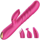 Erocome Pavo Vibrator 波浪紋陰道陰蒂伸縮震動捧 - FM18plus 