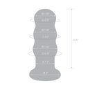 Glas(美國) 3.5" Remote Controlled Vibrating Beaded Buttplug 玻璃遙控震動肛塞