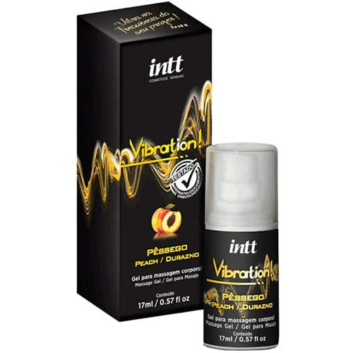 Intt(巴西) Vibration 可舔震動式熱感高潮液 蜜桃味 17ml