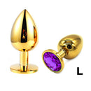 Golden Naru(日本)  豪華肛門塞 L碼 藍色/粉色/紫色