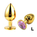 Golden Naru(日本)  豪華肛門塞 L碼 藍色/粉色/紫色