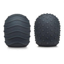 LeWand(美國) Original Silicone Texture Covers Loop 按摩棒頭套配件 紫色/黑色