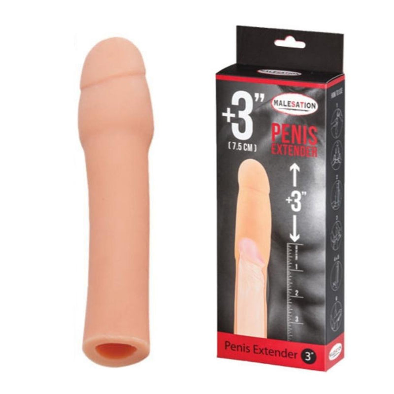 Malesation(美國) Penis Extender 3" 陰莖延長延時套