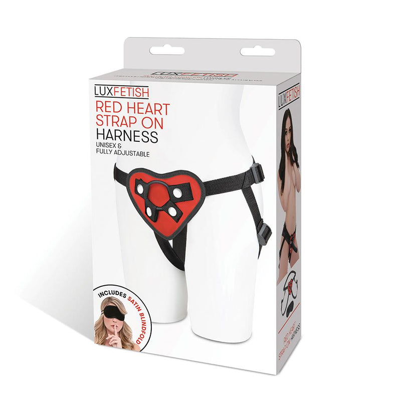 Lux Fetish(美國) Red Heart Strap-On Harness 紅心束帶