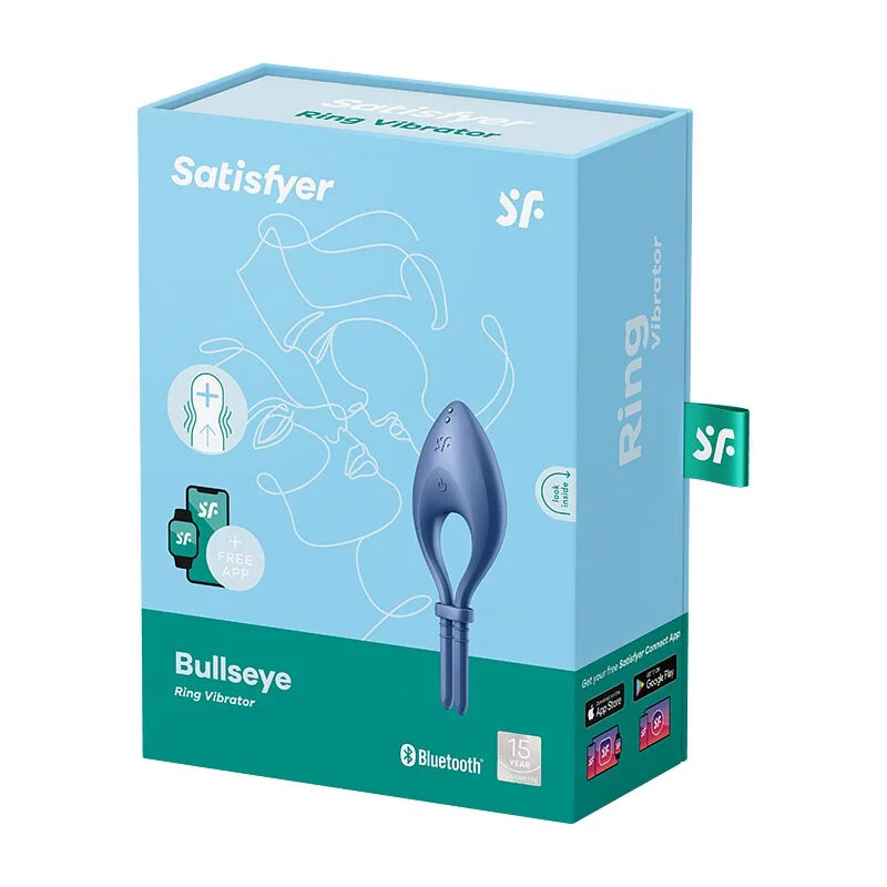 Satisfyer(德國) Bullseye 智能APP震動延時環 藍色
