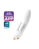 Satisfyer(德國) Double Flex 智能APP G點刺激震動按摩棒 白色/黑色