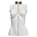 Secret Kisses(英國) Metallic Black Mesh Collar & Body Chain黑色鐵網頸圈金鏈套裝