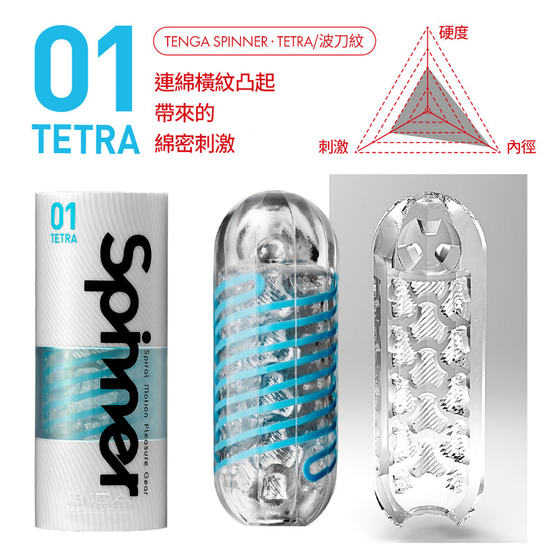 TENGA(日本) Spinner 系列自慰杯 (重複使用型)