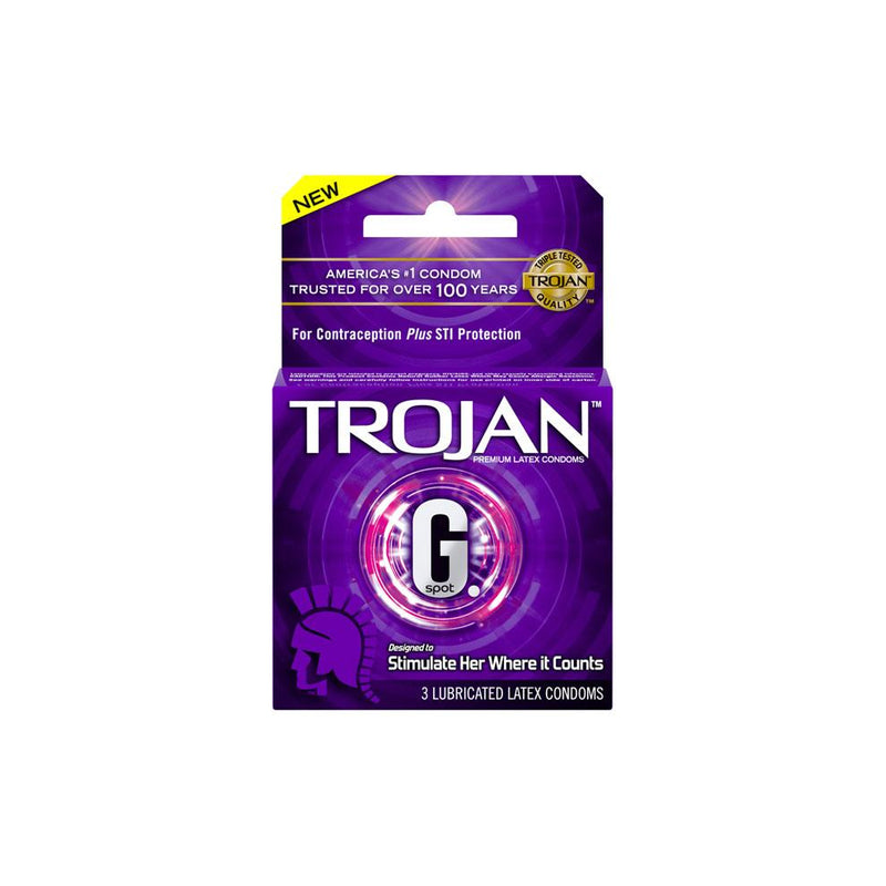 Trojan(美國) G. Spot G點安全套 (3片裝)