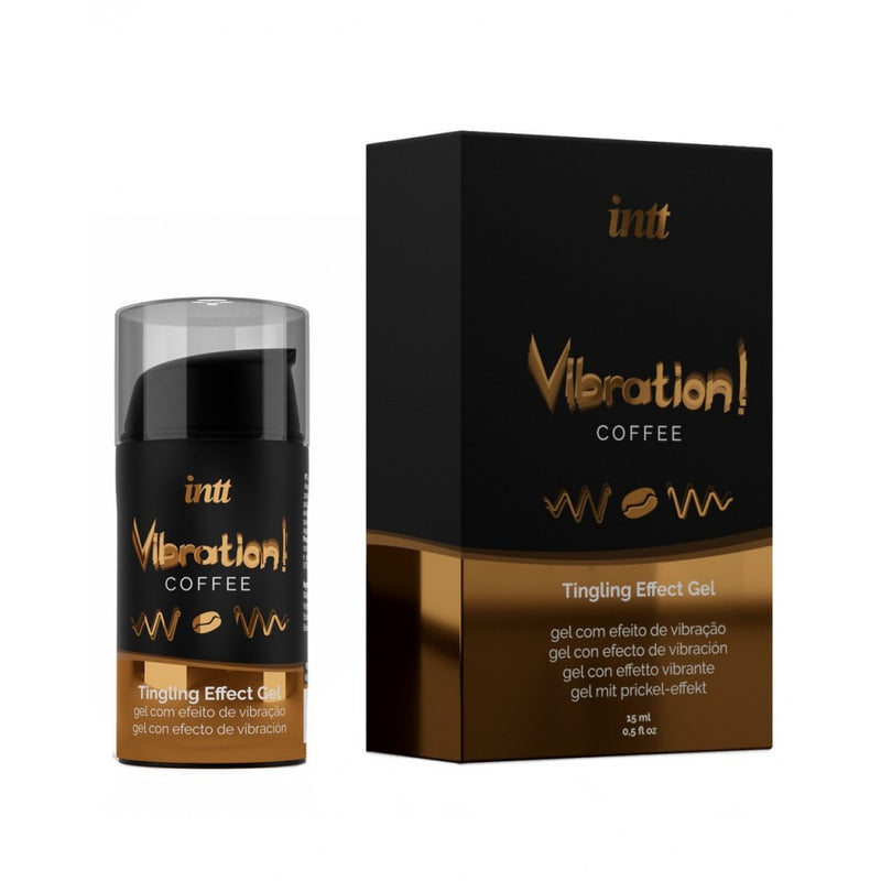 Intt(巴西) Vibration 可食用震動式發熱高潮液 15ml 咖啡味 (歐洲系列增強版)