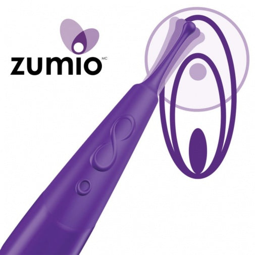 ZUMIO(美國)ZUMIO X 女性秒速高潮螺旋式搖擺按摩棒(深紫色)