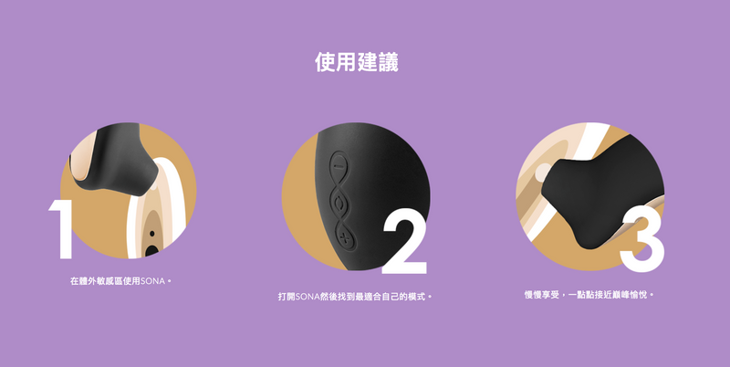 LELO(瑞典) Sona 2 Cruise 吸啜震動器