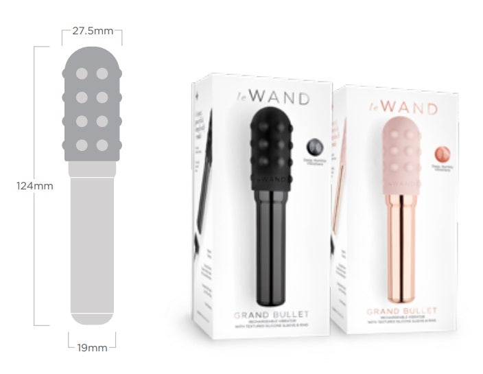 Le WAND(美國) GRAND BULLET充電式強力震動器 黑色/粉色/紫色