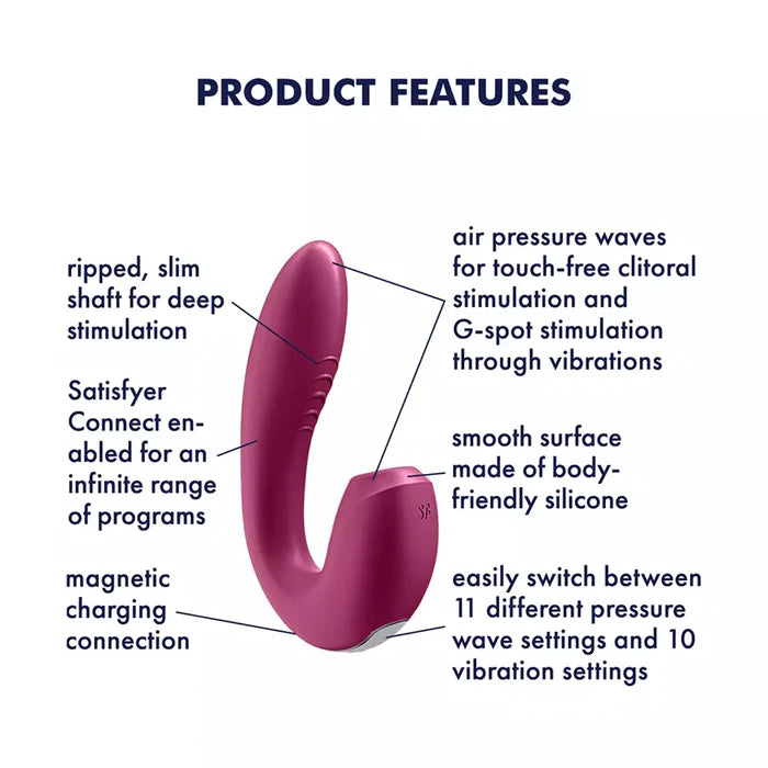 Satisfyer(德國) Sunray 智能APP G點刺激震動按摩棒